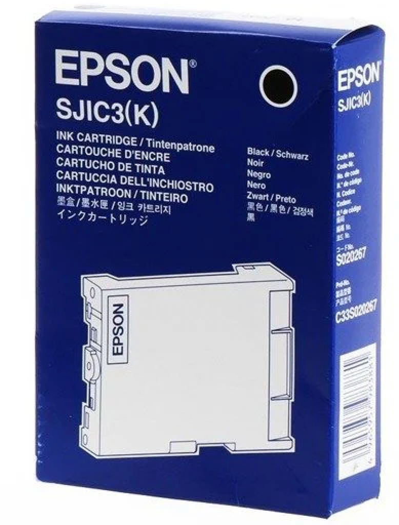 Cartouche Jet d'encre de Marque Epson C33S020267 (SJIC3K) Noir