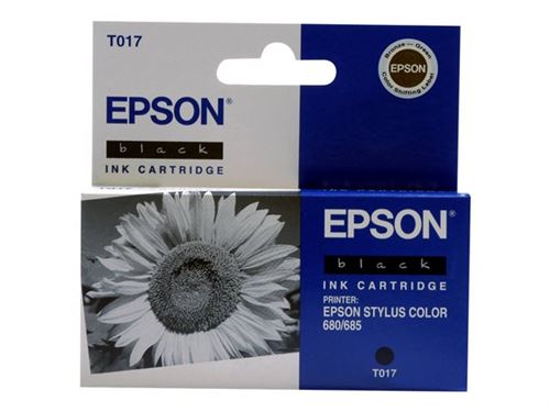 Cartouche Jet d'encre de Marque Epson T017401 Noir (900 copies)