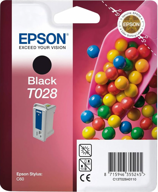 Cartouche Jet d'encre de Marque Epson T028401 Black (600 PAGES)