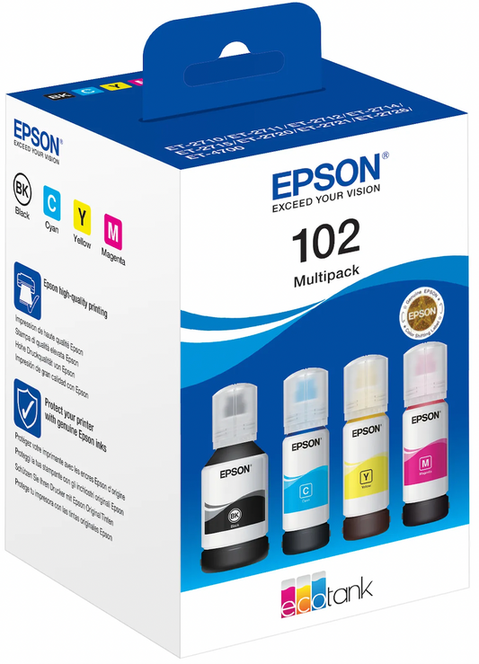Pack de 4 cartouches couleurs de Marque Epson T03R640BKCMY (BKCMY) -( 25 500pages)