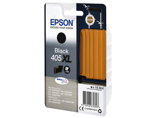 Cartouche d'encre de Marque Epson 405xl (T05H14) -Noir - Format XL-(1100pages)