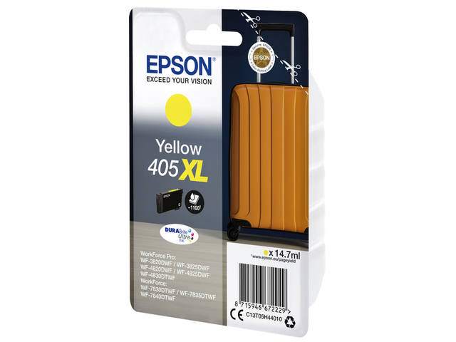 Cartouche d'encre de Marque Epson 405xl (T05H44) -Yellow- Format XL -(1100pages)