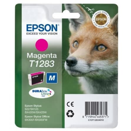 Cartouche Jet d'encre de Marque Epson T1283 Magenta DURABRITE UltraTaille M (3,5ml) (140 copies)