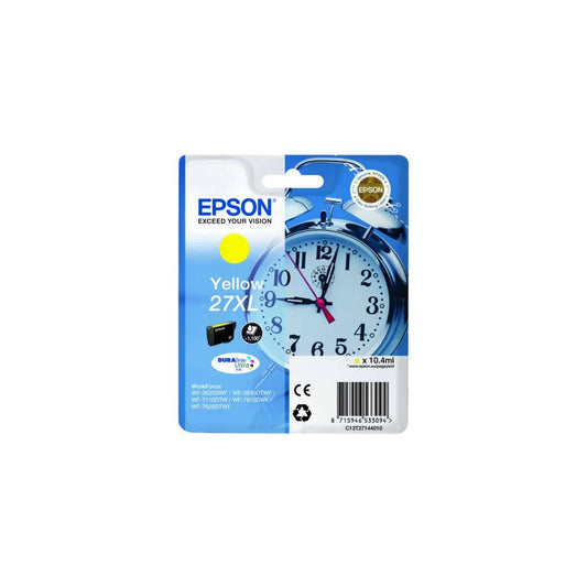 Cartouche Jet d'encre de Marque Epson T2714 Jaune (10.4ml - 1 100 pages)