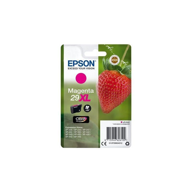 Cartouche Jet d'encre de Marque Epson T2993 Magenta Serie Fraise (29XL) Haute Capacité (450 pages - 6.4ml)