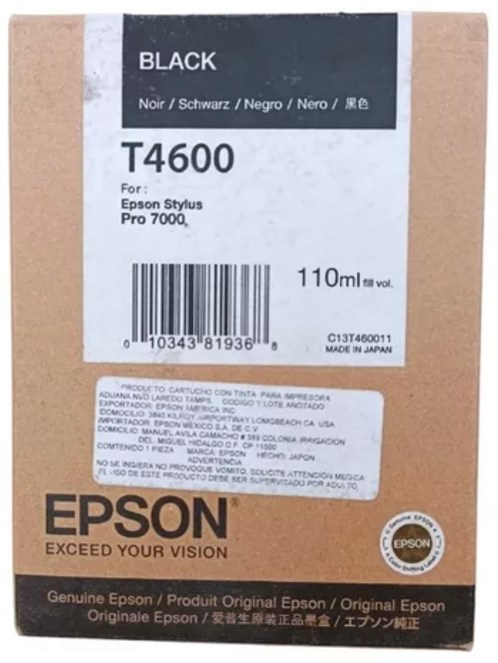 Cartouche Jet d'encre de Marque Epson T4600 Black