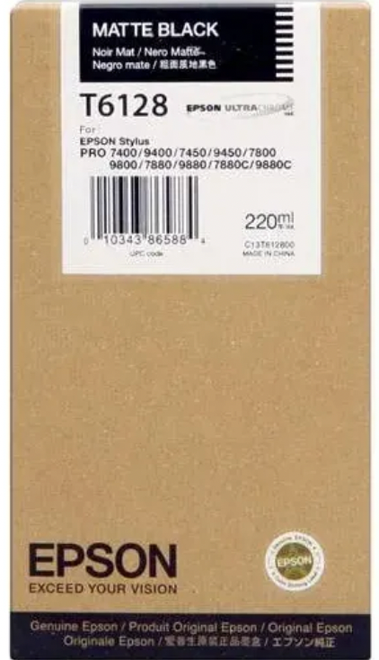 Cartouche de Marque Epson T6128 PHOTO Black (220ml)