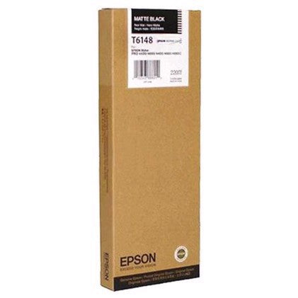 Cartouche Jet d'encre de Marque Epson T6148 Black Mat (220ml)