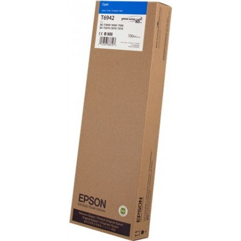 Cartouche Jet d'encre de Marque Epson T6942 UltraChrome XD Cyan (700ml)