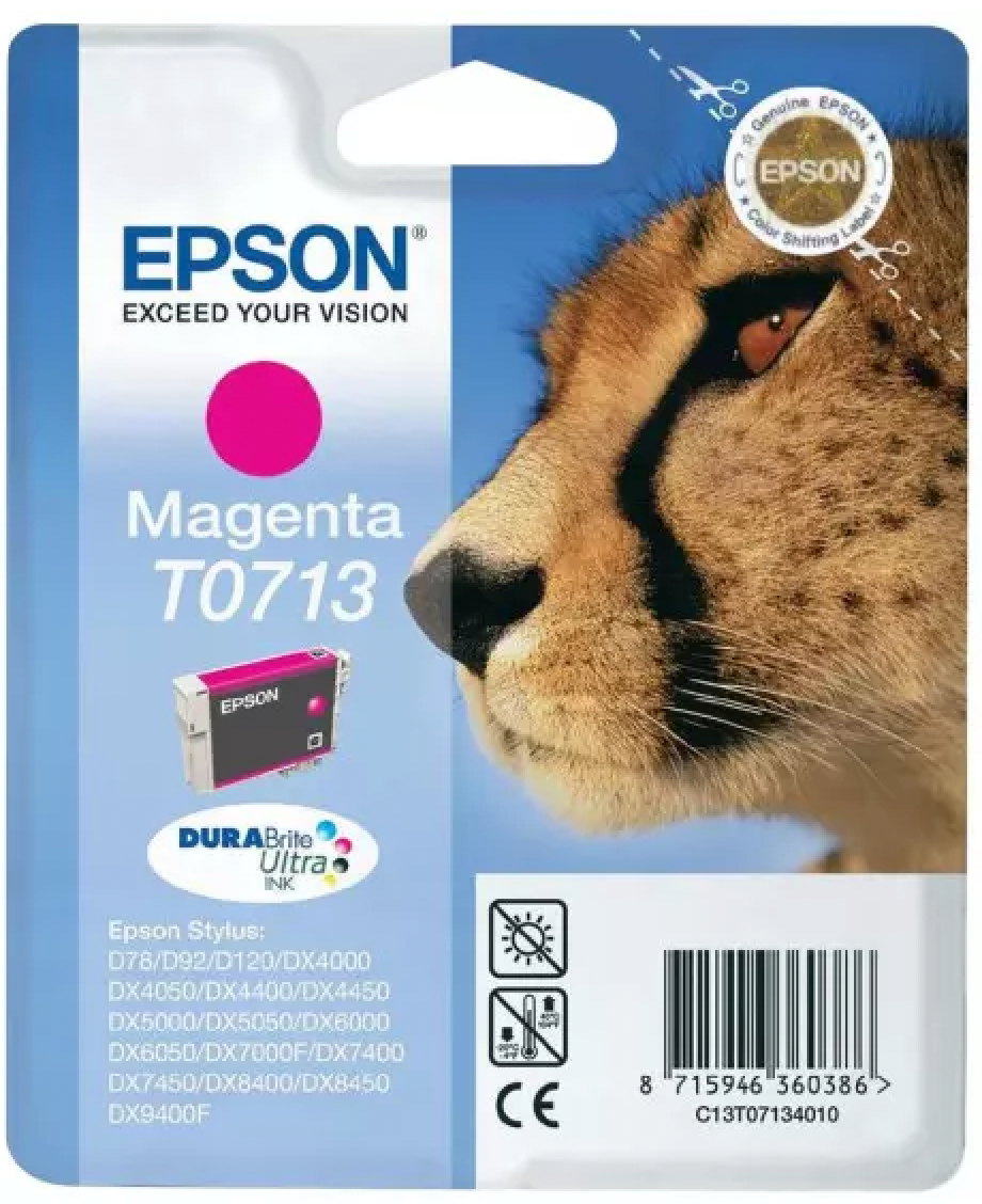 Cartouche de Marque Epson T713M Magenta (250pages)