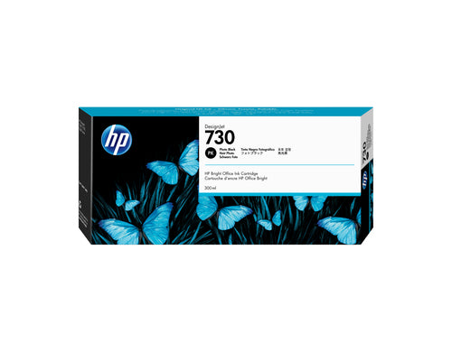 Cartouche Jet d'encre de Marque HP 730 (P2V73A) Noir PHOTO 300ml