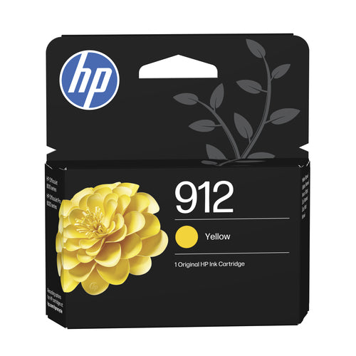 Cartouche Jet d'encre de Marque HP 3YL79AE N°912 Jaune (315 pages)