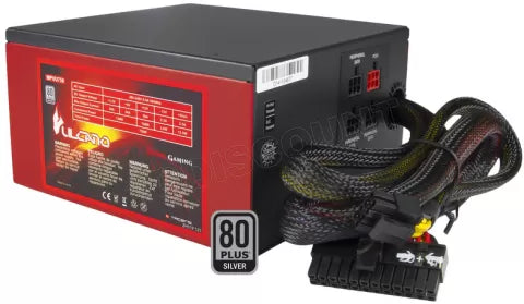 Alimentation ATX Mars Gaming Vulcano MP - 750W (Noir/Rouge)