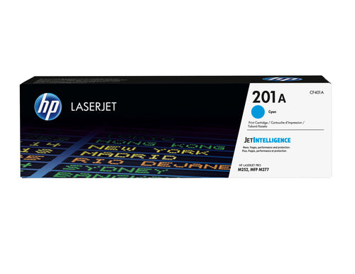 Cartouche Laser de Marque HP CF401A (HP201A) Cyan (1 330 pages)