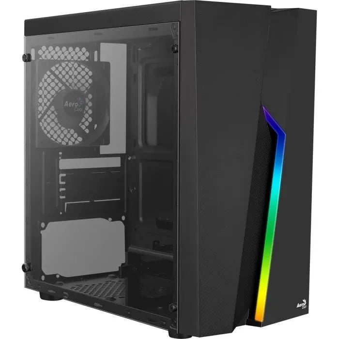 Boitier Mini Tour Micro ATX AeroCool Bolt Mini Tempered Glass RGB avec panneau vitré (Noir)