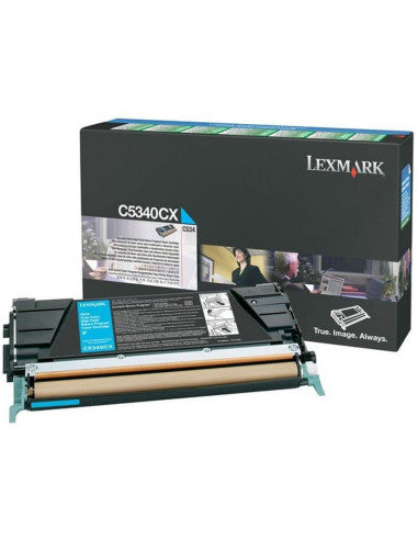 Cartouche Laser de Marque Lexmark C5340CX Cyan (7000 pages)