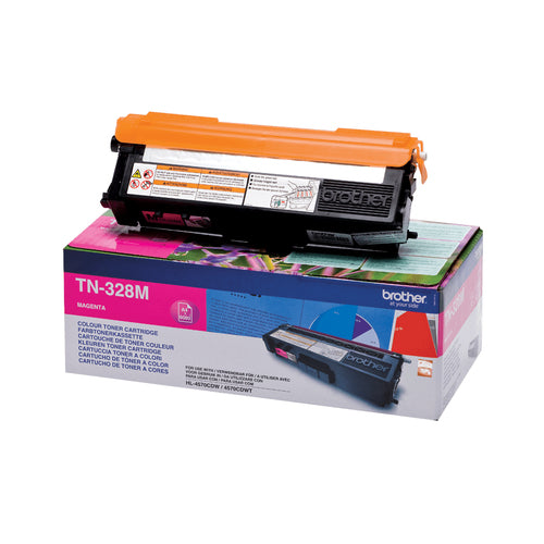 Cartouche Laser de Marque BROTHER TN328M Magenta (6 000 pages)