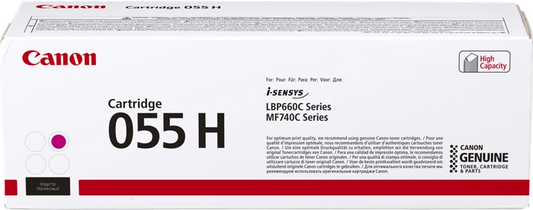 Cartouche Laser de Marque Canon (055HM) Magenta Haute Capacité (5 900 pages)