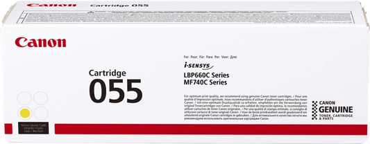 Cartouche Laser de Marque Canon (055Y) Yellow (2 100 pages)