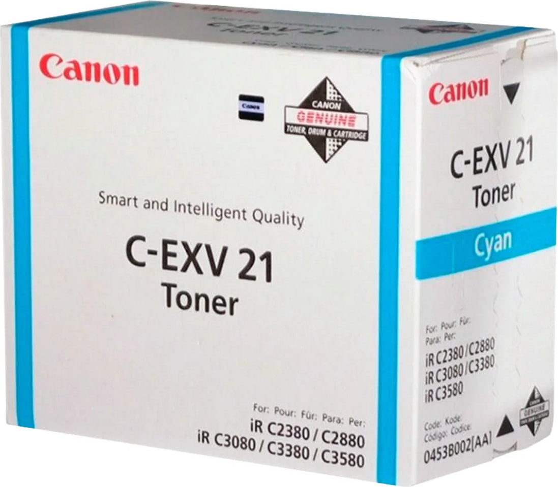 Cartouche Laser de Marque Canon C-EXV21C Cyan (14 000 pages)