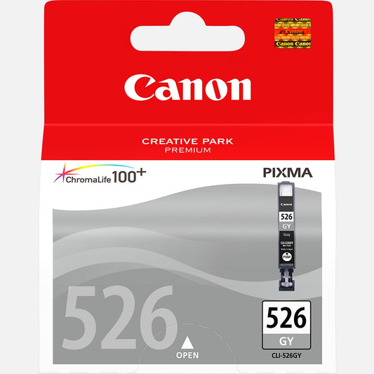 Cartouche Jet d'encre de Marque Canon CLI-526GY Gris (9ml)(500 pages)