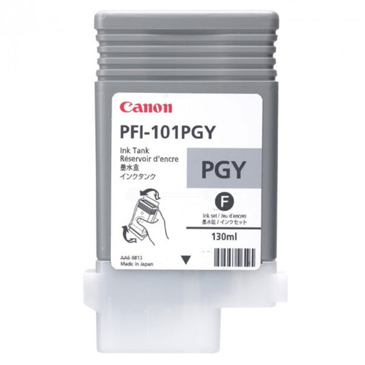 Cartouche Jet d'encre de marque Canon PFI101PGY (0893B001AA) Photo Gris (130 ML)