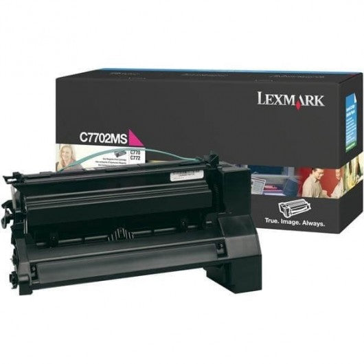 Cartouche Laser de Marque Lexmark C7702MS Magenta (6000 pages)
