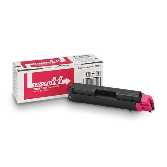 Cartouche Laser de Marque Kyocera TK-580M Magenta - 2800 copies