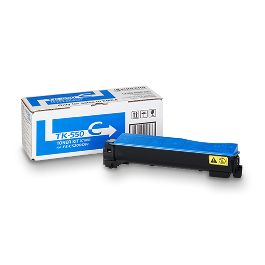 Cartouche Laser de marque Kyocera TK-550C Cyan (7 000 pages)