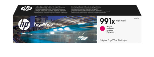 Cartouche Jet d'encre de Marque HP M0J94AE N°991X Magenta Haute Capacité (187ml 16 000 pages)