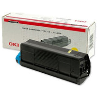 Cartouche Laser de Marque Oki 42127407 Cyan Haute Capacité (5000 pages)