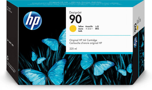Cartouche Jet d'encre de Marque HP90 C5064AE Jaune (225 ml)
