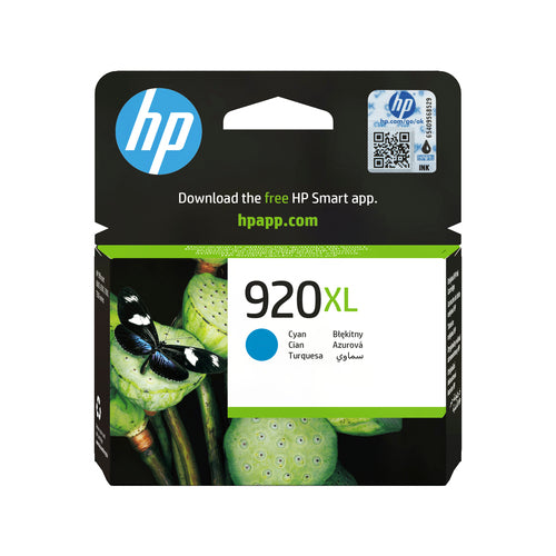 Cartouche Jet d'encre de Marque HP CD972AE N°920XL Cyan Grande Capacité (700 pages)