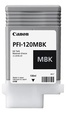 Cartouche d'encre de Marque Canon PFI-120mbk (2884C001) Black Matt 130ml