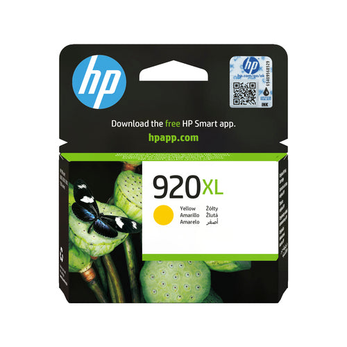Cartouche Jet d'encre de Marque HP CD974AE N°920XL Jaune Grande Capacité (700 pages)
