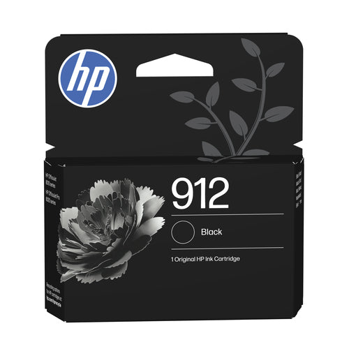 Cartouche Jet d'encre de Marque HP 3YL80AE N°912 Noir (300 pages)