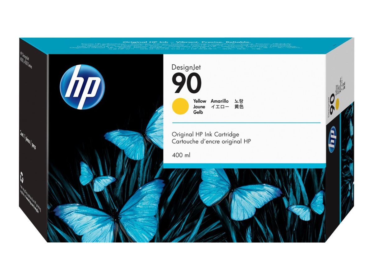 Cartouche Jet d'encre de Marque HP90 C5065AE Jaune (400 ml/750pages)