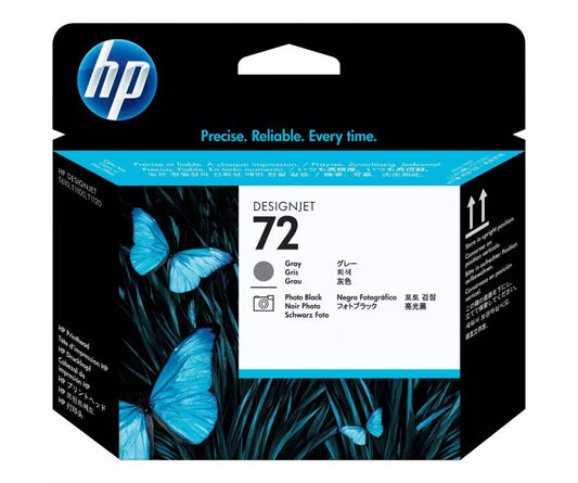 Tête d'impression Jet d'encre de Marque HP C9380AE HP72 (N°72) C9380AE PHOTO Noir ET GRIS
