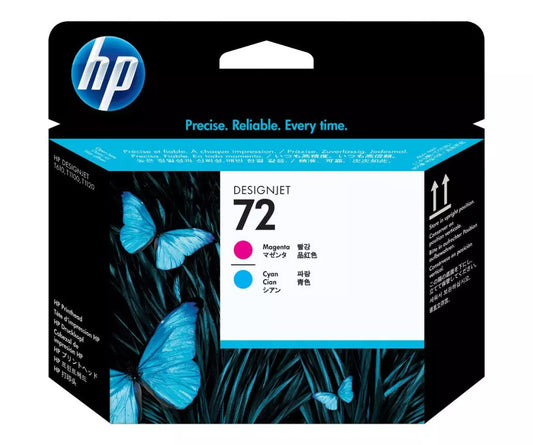Tête d'impression Jet d'encre de Marque HP C9383AE HP72 (N°72) Cyan et Magenta