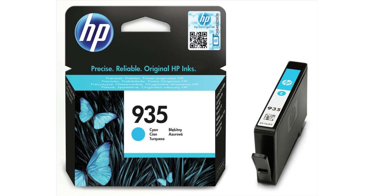 Cartouche Jet d'encre de Marque HP C2P20AE N°935 Cyan (400 pages)