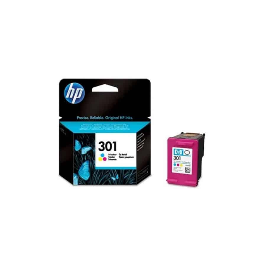 Cartouche Jet d'encre de Marque HP301 CH562AE Couleur (Cyan, Magenta, Yellow)  (165 pages)