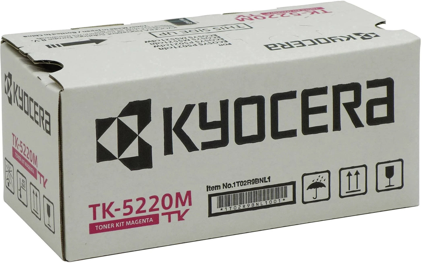 Cartouche Laser de Marque Kyocera TK5220M  Magenta (Rouge) 2200 pages