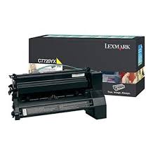 Cartouche Laser de Marque Lexmark C7720YX Yellow Trés Haute Capacité (16 000 pages)