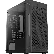 Boitier Mini Tour Micro ATX AeroCool Evo Mini RGB avec panneau vitré (Noir)
