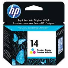 Cartouche Jet d'encre de Marque HP N°14 Couleur (C5010D) (Cyan, Magenta, Yellow) (23ml 480 pages)