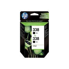 MultiPack de 2 Cartouches Jet d'encre de Marque HP CB331 N°338 Noir (2x14ml) 900 copies