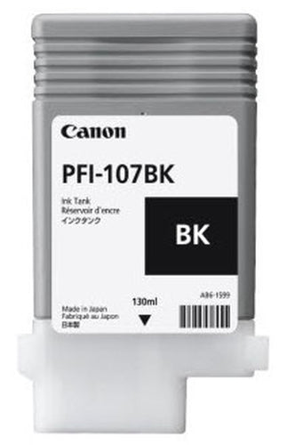 Cartouche Jet d'encre de Marque Canon PFI-107BK (6705B001) Noir (130ml)