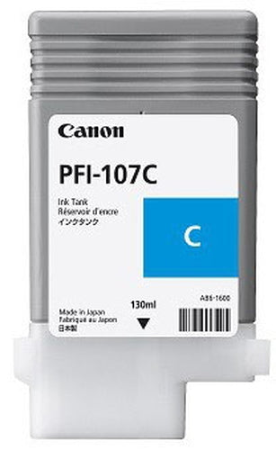 Cartouche Jet d'encre de Marque Canon PFI-107C (6706B001) Cyan (130ml)