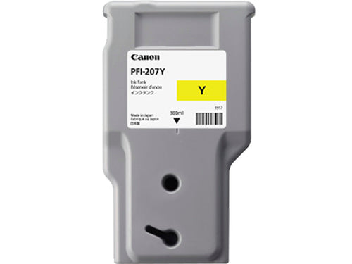 Cartouche Jet d'encre de Marque Canon PFI-207Y (8792B001) Jaune (300ml)