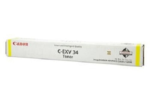 Cartouche Laser de Marque Canon CEXV34Y (3785B002) Jaune (19 000 pages)